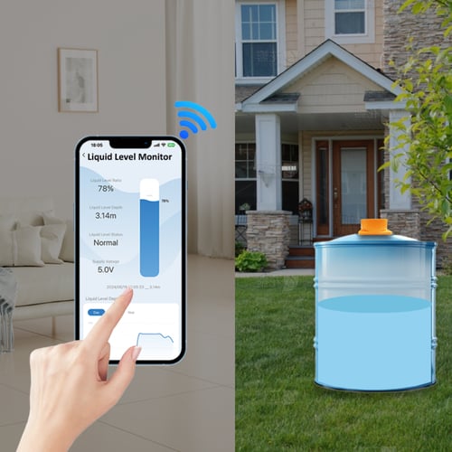 مستشعر مستوى المياه الغاطس الذكي واي فاي