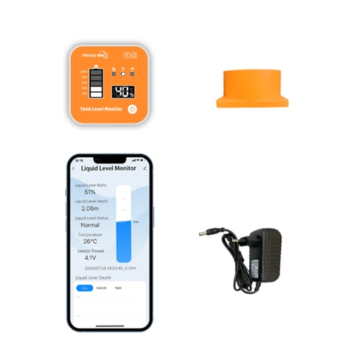 مستشعر مستوى المياه الذكي بالموجات مع بوابة