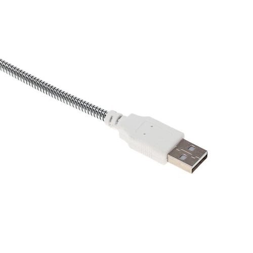 مروحة LED مرنة بتصميم أنيق تعمل عبر USB للمكاتب وا...