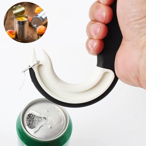 فتاحة علب بشكل J، مريحة وسهلة الاستخدام، مصنوعة من...