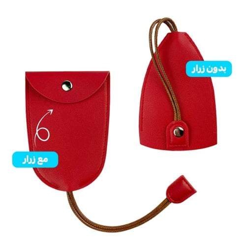 حقيبة مفاتيح جلد, مبتكرة بمساحة تخزين كبيرة لحمل 4...