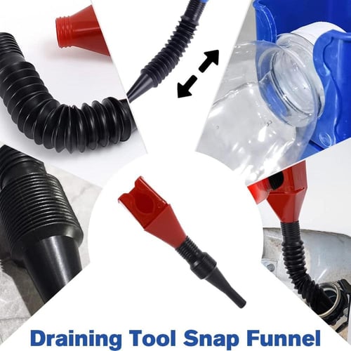 قمع مرن وسريع لتعبئة وتصريف السوائل الزيوت البنزين...