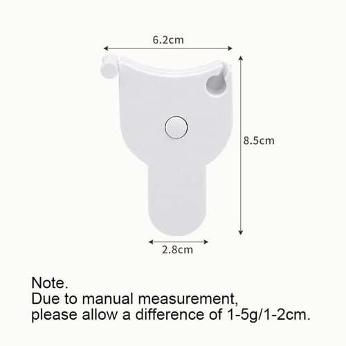 شريط قياس الجسم مرن 60 انش (150 سم) مع زر قابل للس...