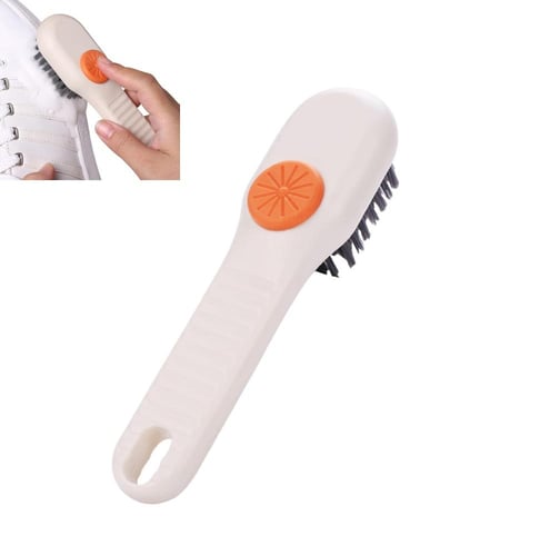 فرشاة تنظيف الأحذية بتصميم الضغط وحجم صغير وسهل ال...