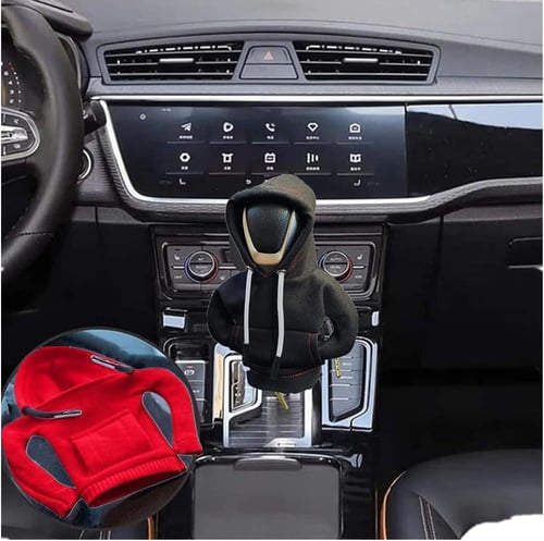 غطاء عصا نقل السرعات على شكل هودي من البوليستر وال...