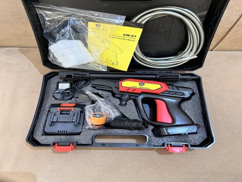 مضخة غسيل ببطارية بدون اسلاك