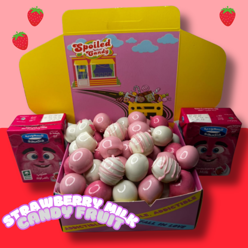 Strawberry milk candy fruit-جدة ومكة والطايف فقط