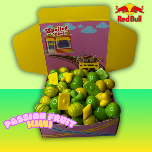 Candy fruit Red bull (passion fruit & kiwi) -جدة و...