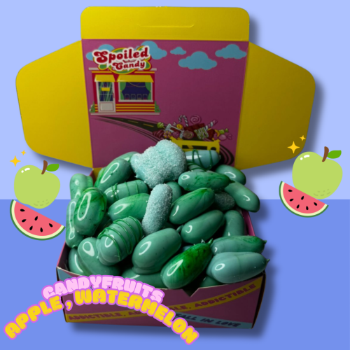 Candy fruits ( Watermelon & Apple flavor) /جدة ومك...