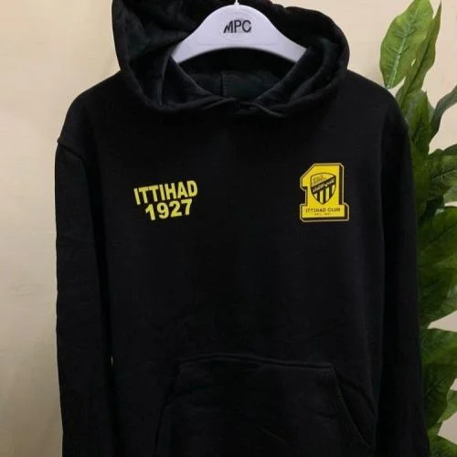 Ittihad Club ETHAD 1927 Oversize Hoodie - بلوفر ال...