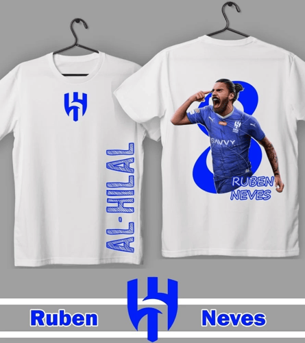 Al-Hilal Player T-Shirt - Custom Design تيشيرت اله...