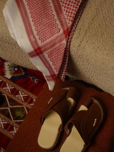 تنسيق العيد شماغ وحذاء جلد TN1