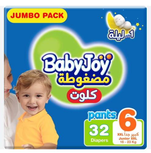 بيبي جوي 32 حفاض مقاس 6
