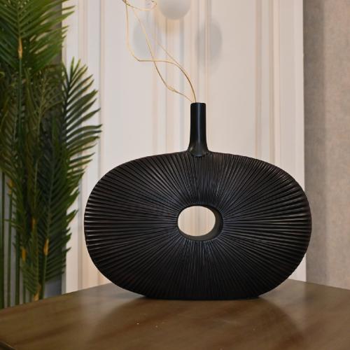 فازة ديكور مودرن بتصميم بيضاوي أنيق – لمسة فنية مع...