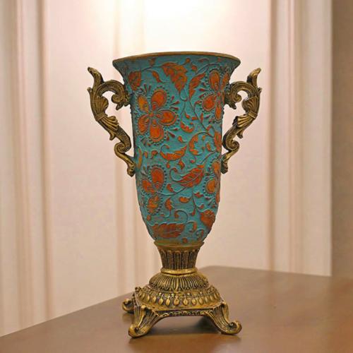 فازة زخرفية فاخرة بتصميم شرقي أنيق