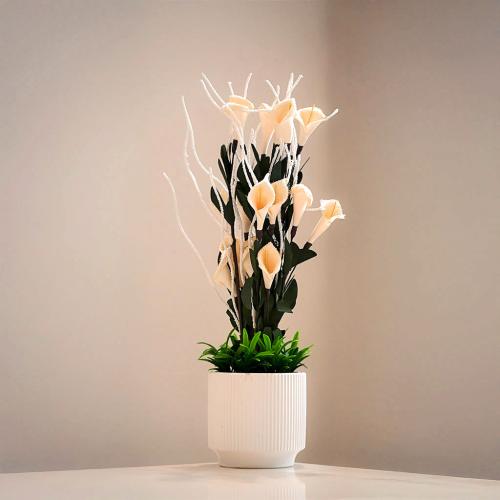 زهرة الكالا بالون الابيض– الارتفاع 50سم