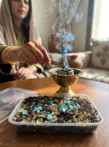 بخور معسل جيزاني بروائح اصيله
