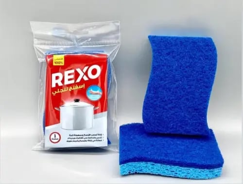 Rexo Silesus single blue sponge - carton - 288