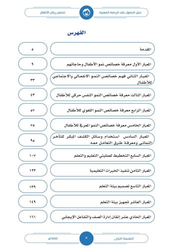 دليل الحصول على الرخصة المهنية للمعلمات في تخصص ري...