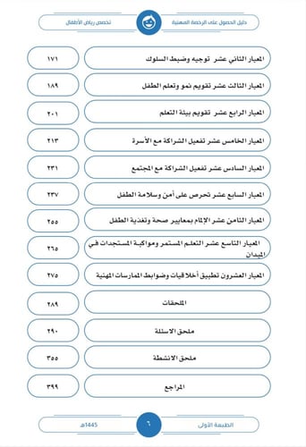 دليل الحصول على الرخصة المهنية للمعلمات في تخصص ري...