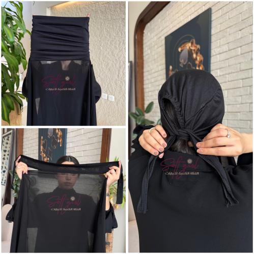 طرحه بندانة+طرحة ربط +قبعة