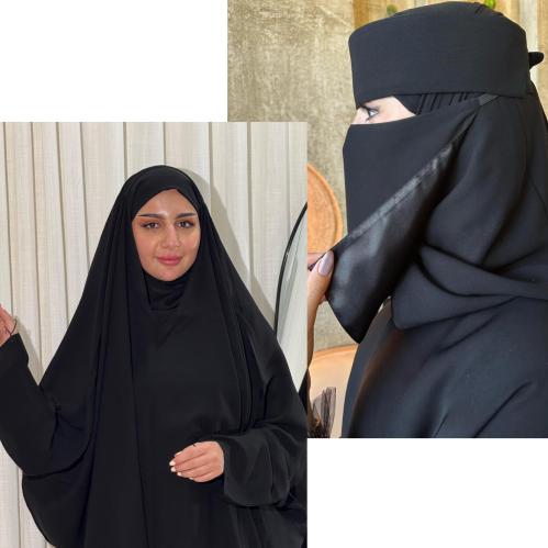 عرض خمار اسلامي+2نقاب اسلامي