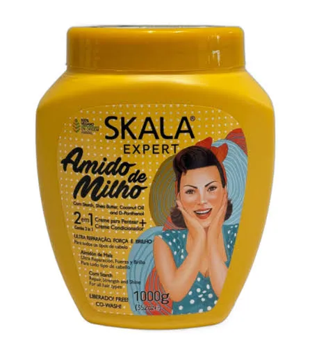 Scalp Amido de Milho Plant-based 2 in 1 hair treat...