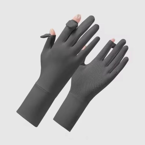 قفازات نسائية للقيادة طويلة بااااردة