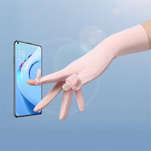 قفازات نسائية للقيادة طويلة بااااردة