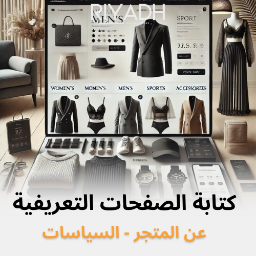 انشاء الصفحات التعريفية للمتجر