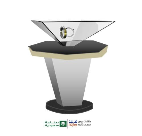 عرض 3d هولوجرام هرمي