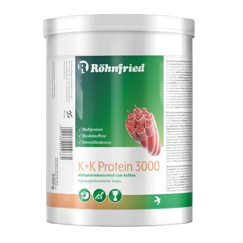 ك+ك بروتين 3000 K+K Protein 500g | بروتين 65% لتقو...