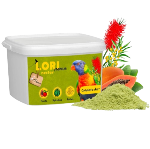 لوري نكتار بريميوم 3 كجم – طعام متكامل لطيور اللور...