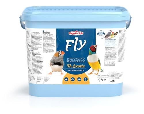 باتيه FLY للزيبرا والقولدين والحسون 4 كيلو