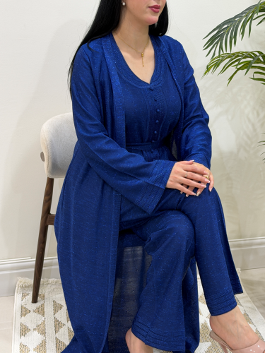 قفطان تريكو ثلاث قطع