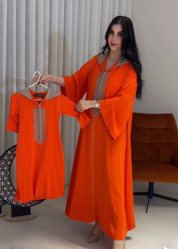 جلابية قبع مبطن اطفال