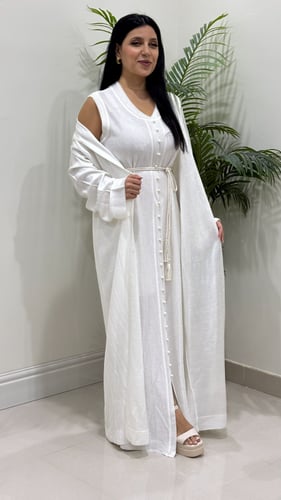 قفطان تريكو قطعتين