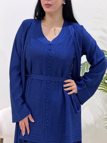 قفطان تريكو ثلاث قطع