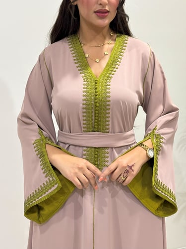 قفطان كم مبطن