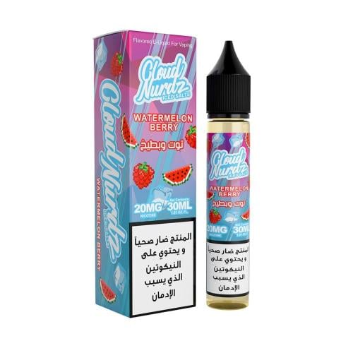 نكهة كلاود نيردز بطيخ وتوت ايس سولت | Cloud Nurdz...