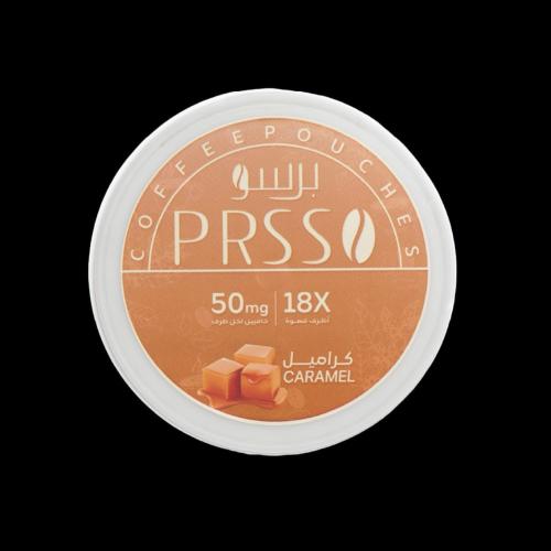 قهوة بريسو كراميل 18 ظرف 50 ملجم كافيين | PRSSO Ca...
