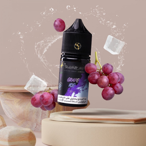 نكهة مزاج عنب آيس سولت | MAZAJ Grape Ice Salt 30ML