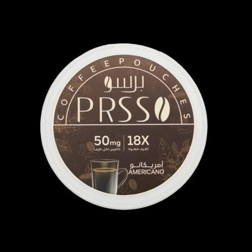 أمريكانو برسو 18 ظرف 50 ملجم كافيين | PRSSO Americ...