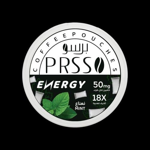 نعناع برسو 18 ظرف 50 ملجم كافيين | PRSSO Mint