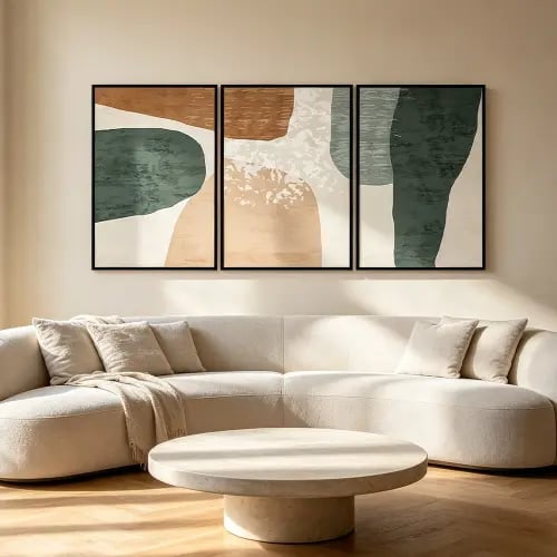 لوحة ثلاثية تصميم عصري