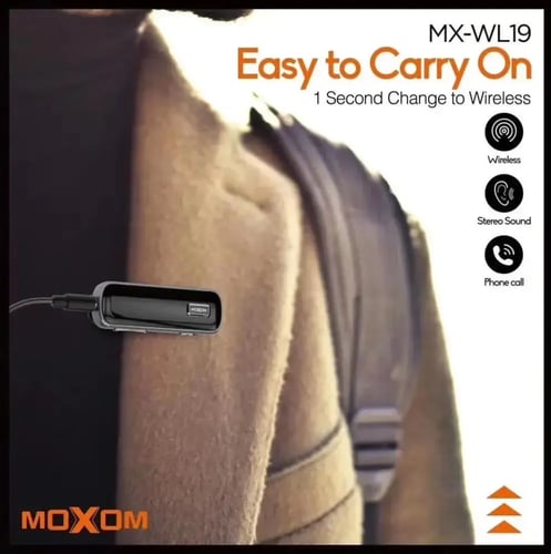 تحويلة من سماعة سلكية الى سماعة لاسلكية MOXOM