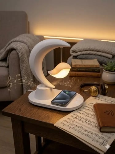 شاحن جوال لا سلكي مع اضاءة