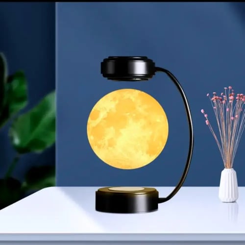 مجسم اضاءه مغناطيسي على شكل قمر