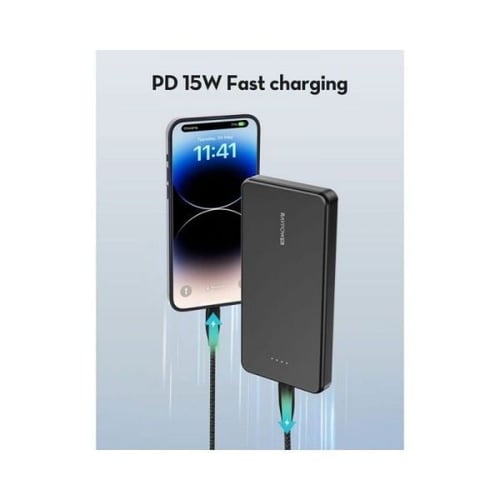 بطارية متنقلة 10000 مللي امبير 15 واط RAVPOWER