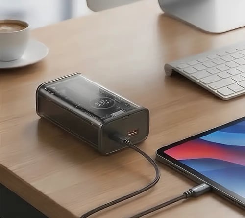 بطارية شفافة بقوة 10000 مللي امبير MOOGMAX